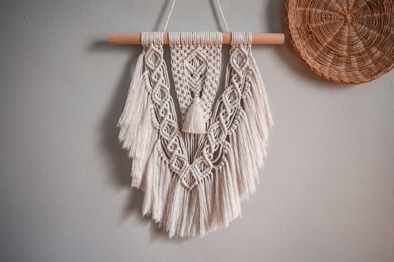 Amazing Small wall hanging macrame decor Handmade