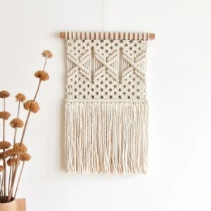 Beautiful Macrame Pattern wall hanging Handmade