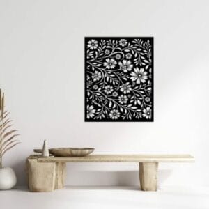 Beautiful Flowers Wood Wall Art 80x65