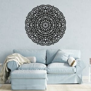 3D Mandala Wood Wall Art 80x80