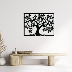 Tree With Branches Wood Wall Art 55x40