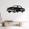 Classic Car Silhouette Wood Wall Art 100x40