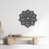 Bohemian Mandala Wood Wall Art 80x80
