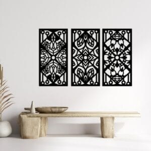 Celestial Tapestry Wood Wall Art Set 130x80