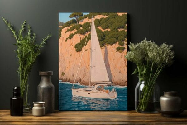 Ocean Escape Printed on canvas wall art