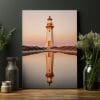 Amphitrite Point Lighthouse Printed on canvas wall art