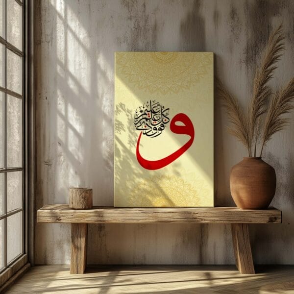 لوحة جدارية إسلامية لسورة يوسف مطبوعة على قماش