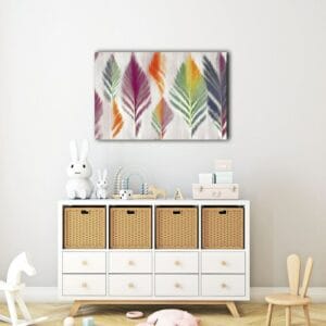 Modern Feather Multi Piece Canvas Wall Art Print