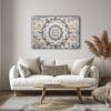 Symmetrical Mandala Pattern Canvas Wall Art Printed